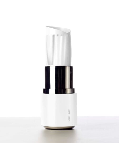 Lipstick Lantern White & Silver-1